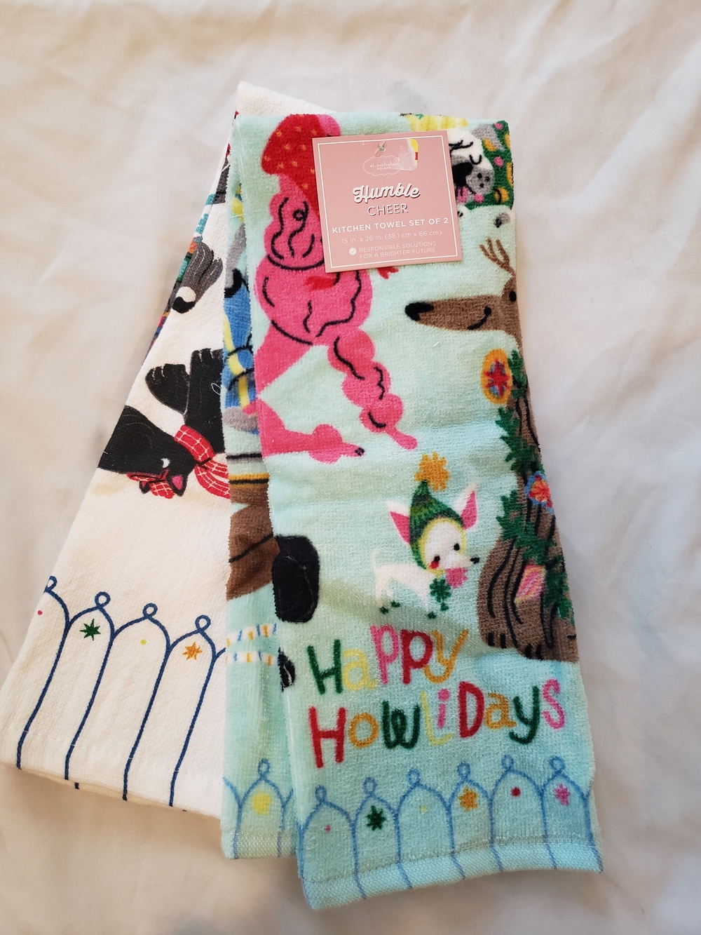Kohl's 'Happy Howlidays' Holiday Kitchen Towel Set - 2 Towels